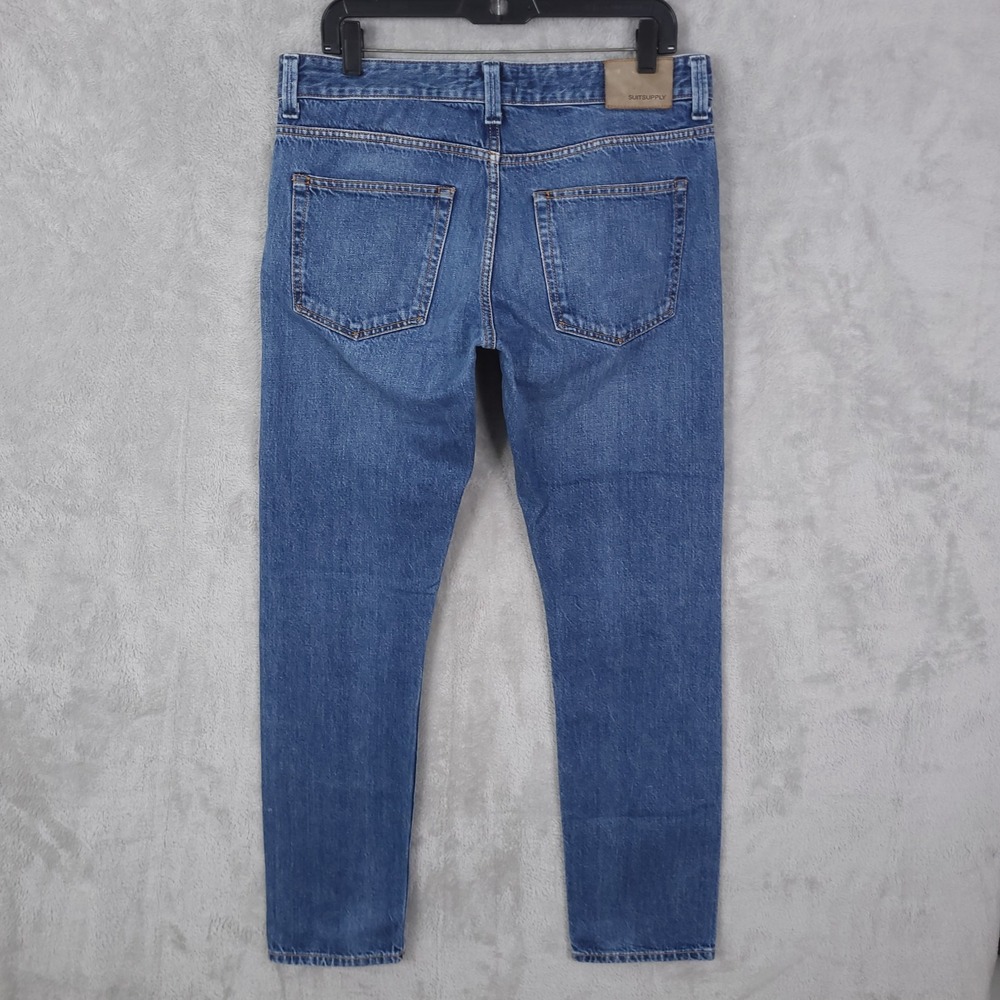 Suitsupply Blue Slim Straight Jeans